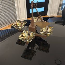 Chandelier light by Tiffany