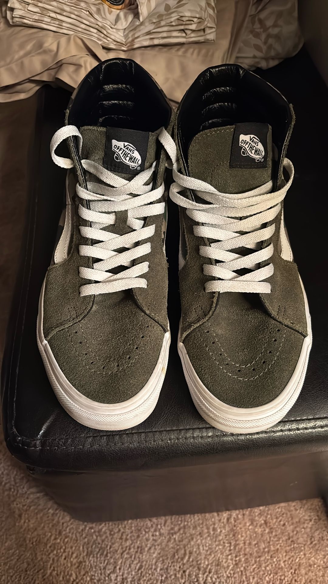 Camouflage High Top Vans