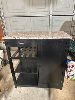 Kitchen Storage Cabinet Cart