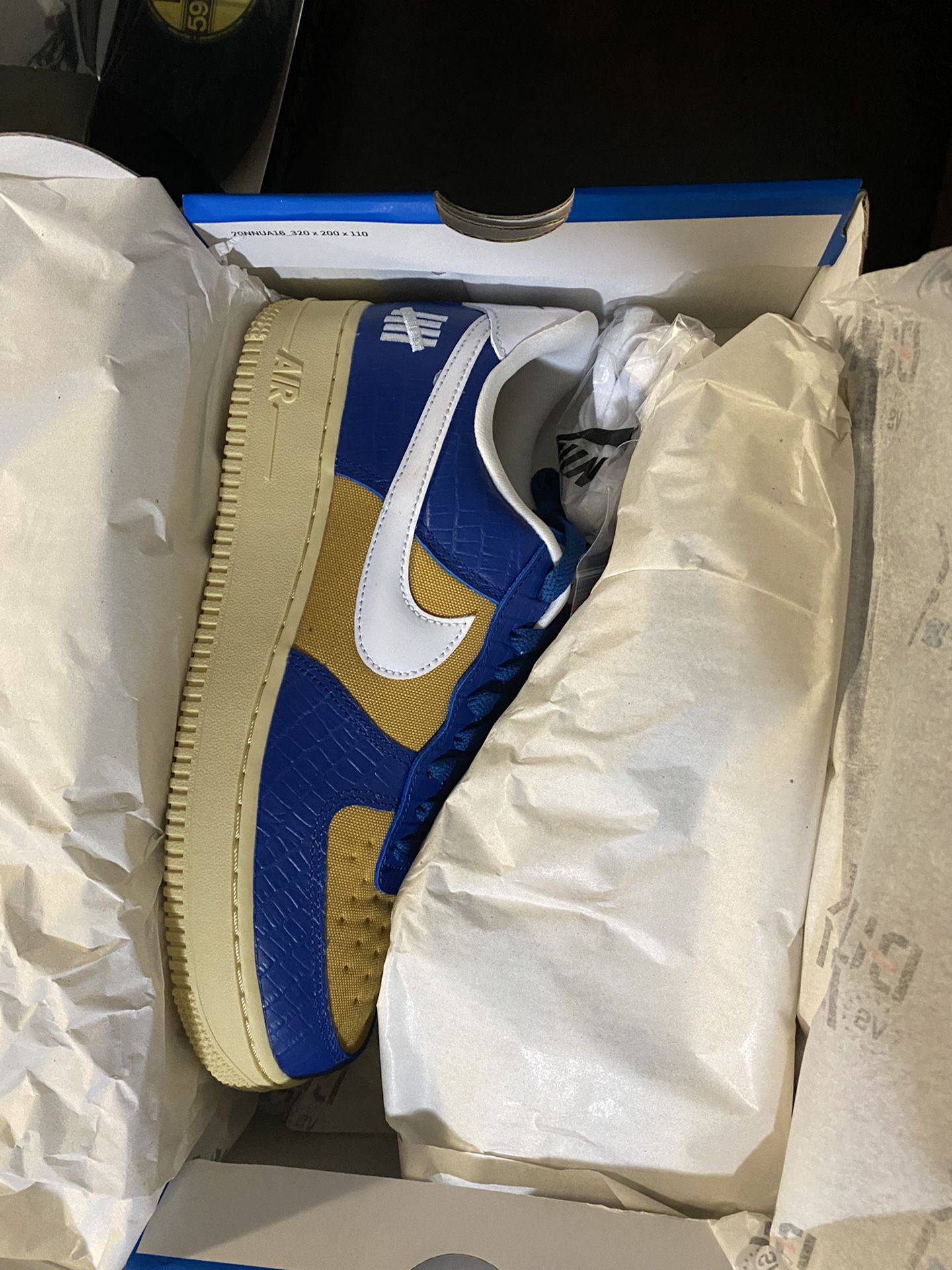 Undefeated “ 5 On It” Air Force 1 Sz 8