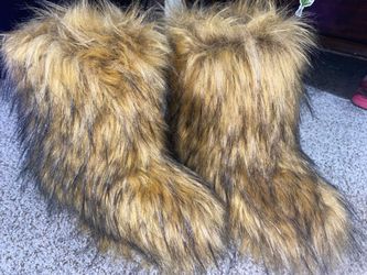 Fur Fluffy Boots