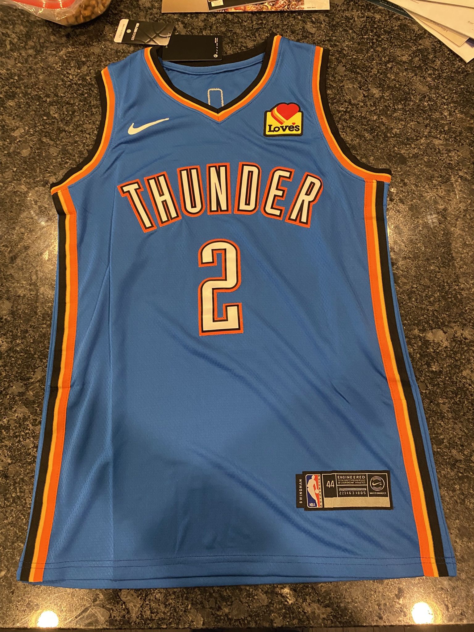 OKC Thunder jerseys Adult Sizes Small Up To 2XL