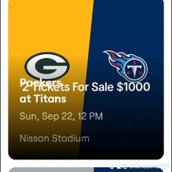 TITANS VS GREENBAY TICKETS