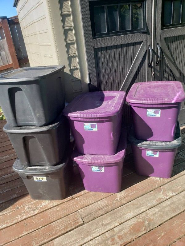 Sterilite 18 Gallons Storage Bins Containers with Lids 