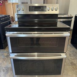 Ge Electric Stove Double Oven 