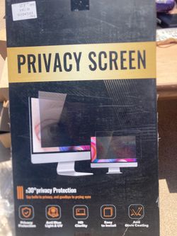Privacy computer screen