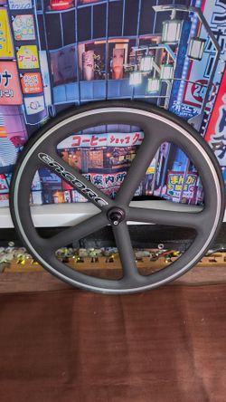 Encore Aerospoke Black Front Wheel 700c