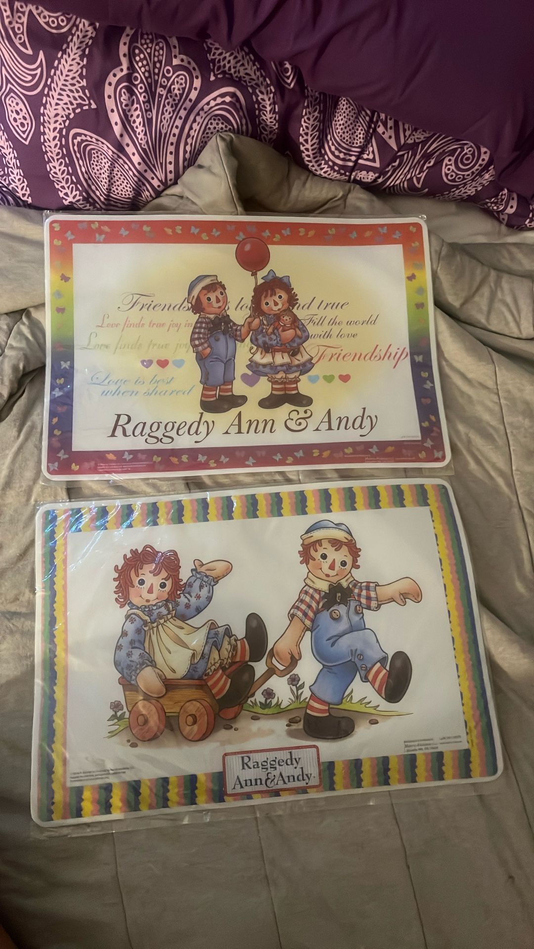 Raggedy Ann And Andy Place Mats