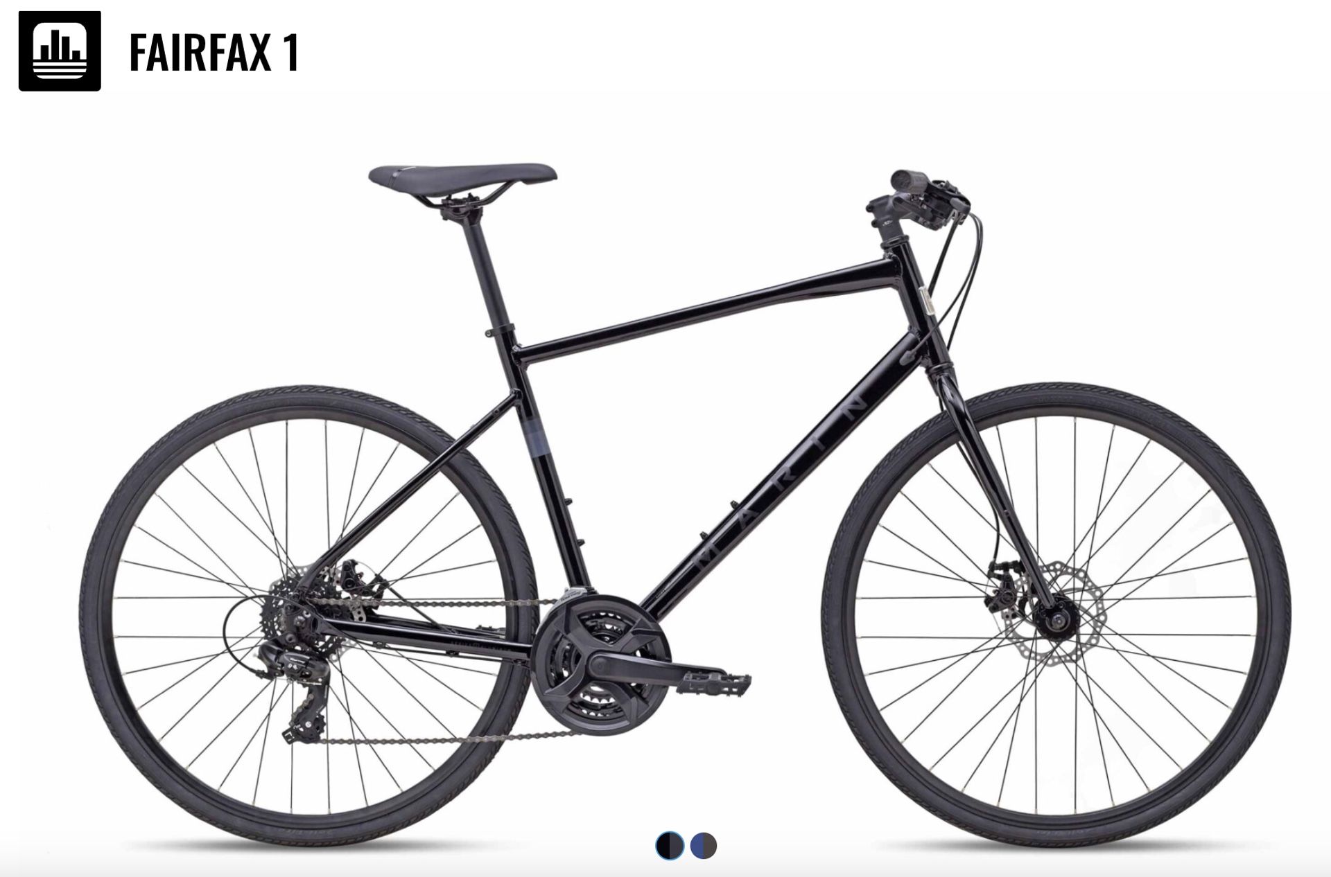 Selling 2021 Marin Fairfax 1 Hybrid Roadbike