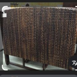 Queen Seagrass Pottery Barn Headboard