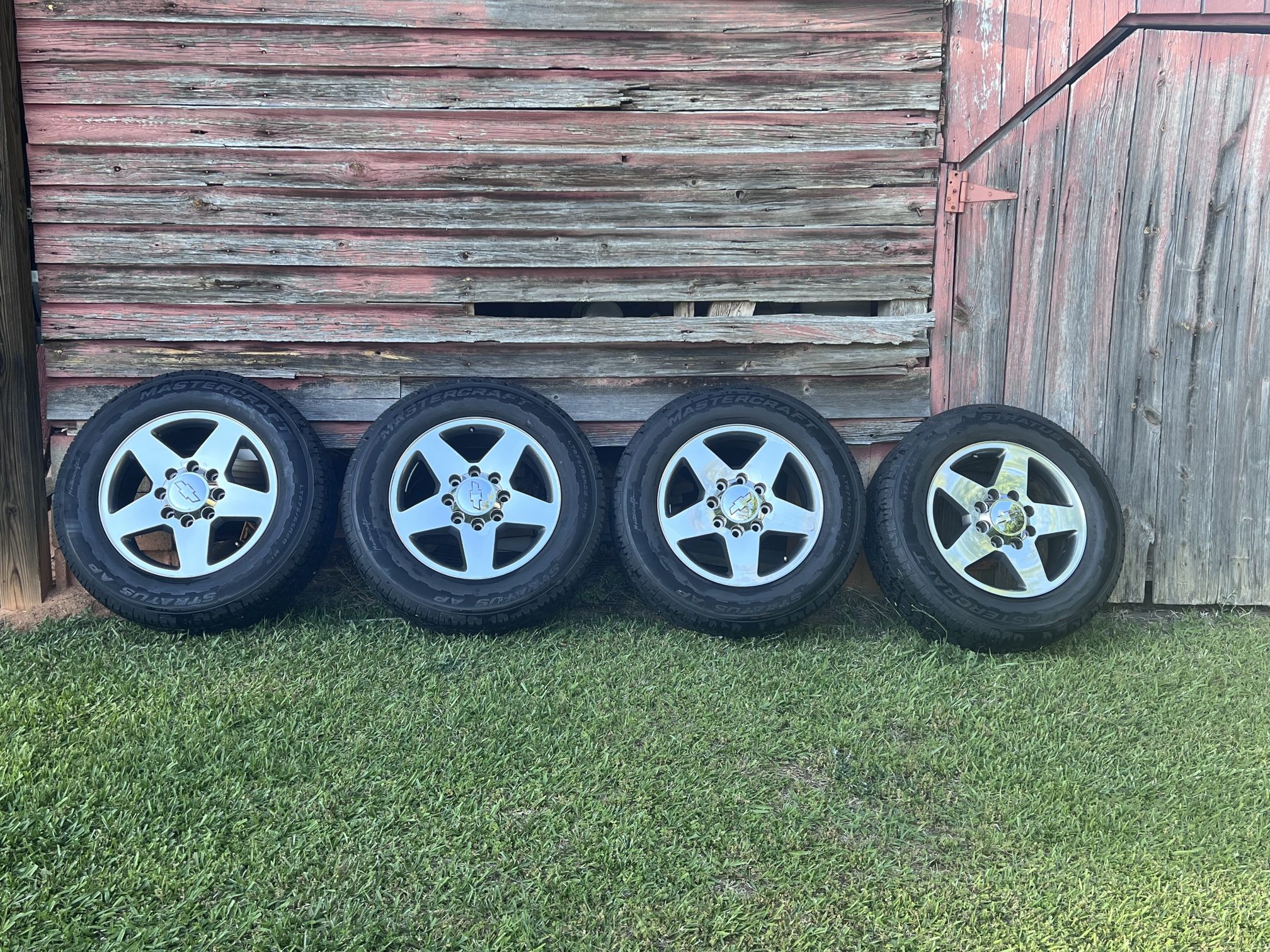 Chevy Silverado Z71 2500 20” Chrome Wheels and Tires center caps - $1,200