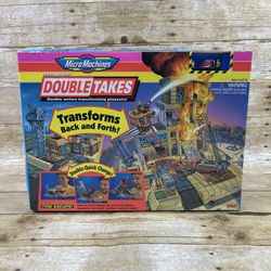 Micro Machines Double Takes Fire Escape Playset 1995 Galoob - NEW OPEN BOX READ