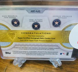 Alex Bregman MLB Original Autographed Items for sale