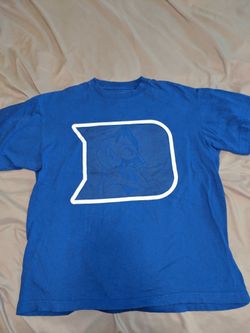 DUKE Bluedevils Graphic Logo Mens Shirt Size Small