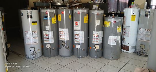 Water Heaters Boilers 40 gallons and 50 gallons
