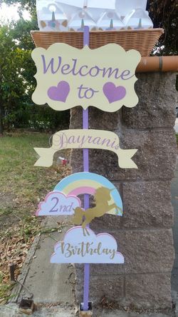 Welcome sign for any occasion (any theme)