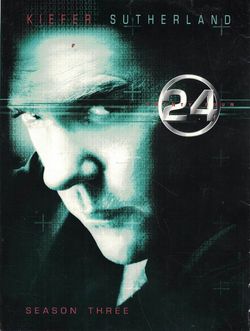 24 Season 3 Kiefer Sutherland  DVD