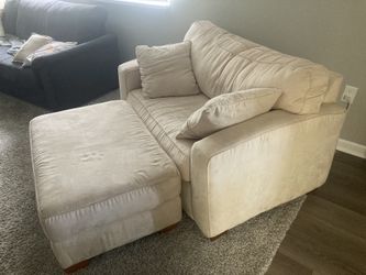 Love Seat & Ottoman