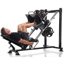 New PowerTec Fitness 45 Degree Leg Press Sled Safety Squat Calf Raise P-LP
