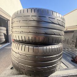255/40/18 Bridgestone Potenza S001 70-80% Tread (2)