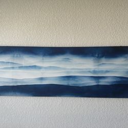 Large Parvez Taj Blue Mountains Wall Art – 20x60