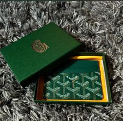 Goyard Saint-Sulpice Card Holder Green