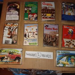 Muchos Cassettes De Musica Mexicana De Venta 3 Por $25