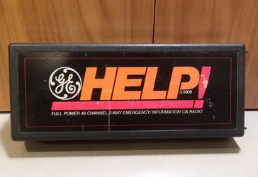 Vintage GE Help 40 Channel 2-Way CB Radio