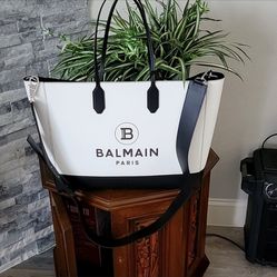 BALMAIN LOGO TOTE