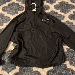 Black Champion Windbreaker