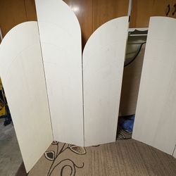 White wood backdrop 