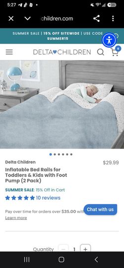 Delta Kids Inflatable Bed Bumpers
