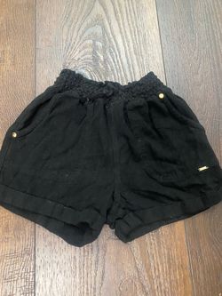 Girls black shorts size 8 by guess #5
