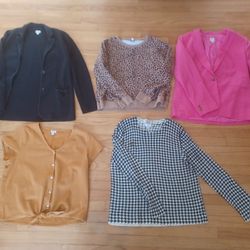 Lot of 5 designer J. Crew women's items..XL.