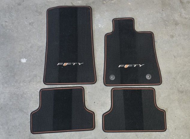2017 Camaro SS 50th Anniversary OEM Floor Mats (FIFTY Edition)