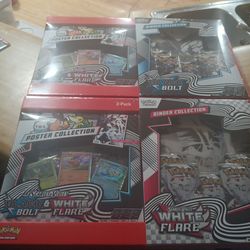 2 sets of  Pokémon Binder collection  4 boxes total