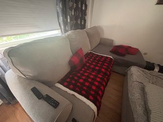 L shaped couch good condition