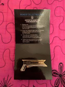 Destiny Sunshot Pin
