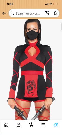 Women’s dragon ninja costume