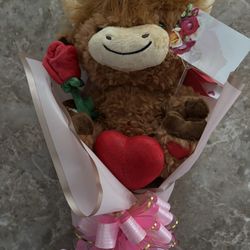 Valentine’s Day Bull Plushy Gift 