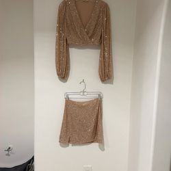 Holiday 2 Piece Outfit By Audrey 3+1- Small