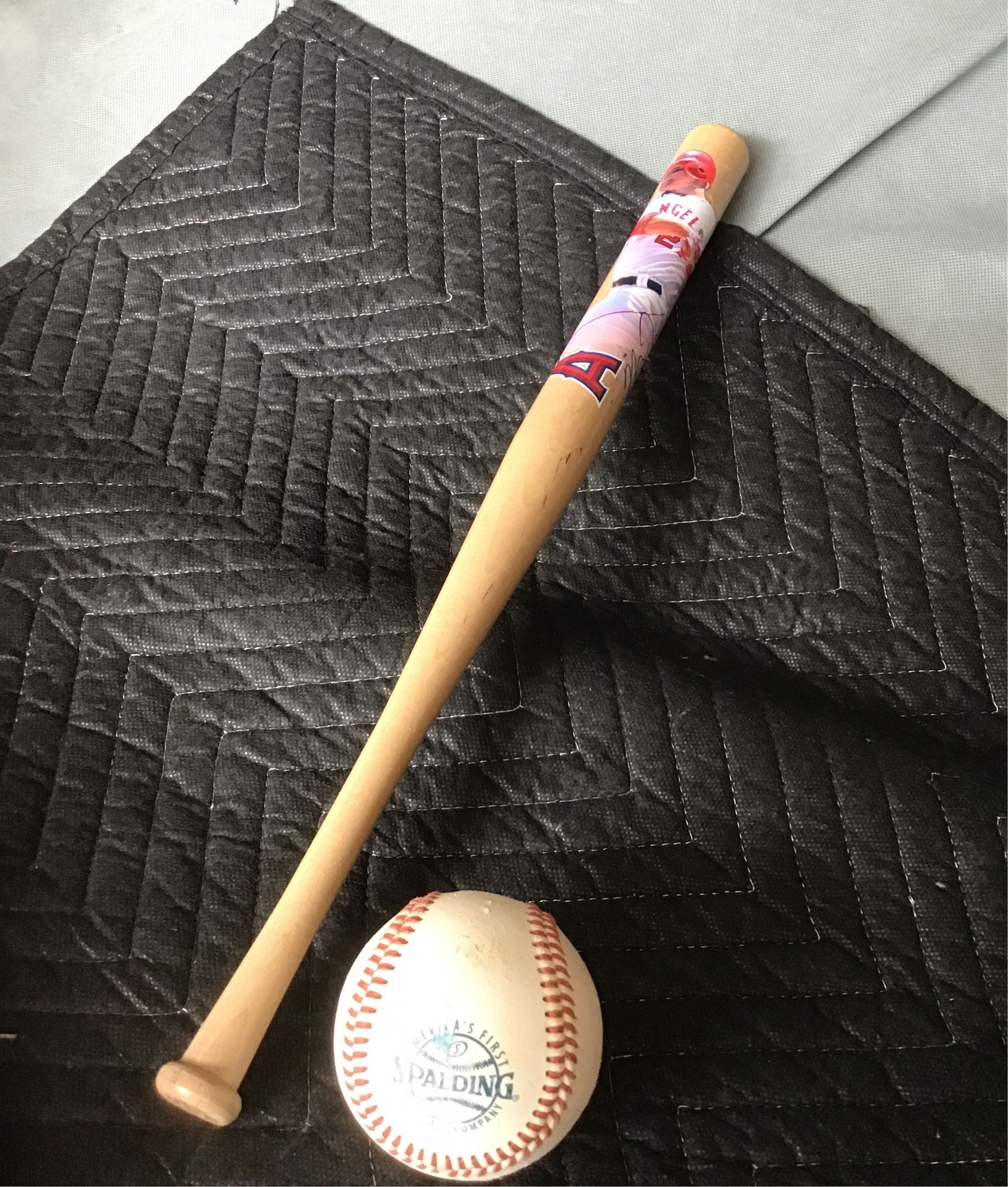 Angels Mike Trout mini baseball bat