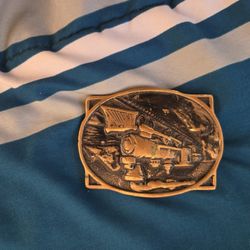 Old Train Belt Buckle