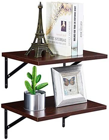 SUPERJARE Wall Mounted Floating Shelves, Set of 2