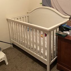 Baby Crib White 