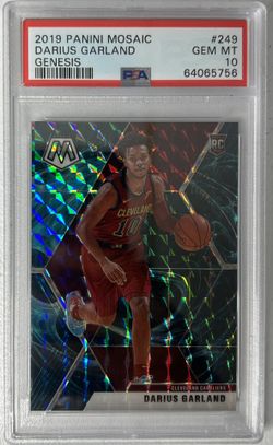 2019 Panini Mosaic Darius Garland Rookie RC Genesis PSA 10 Gem Mint #249 Prizm
