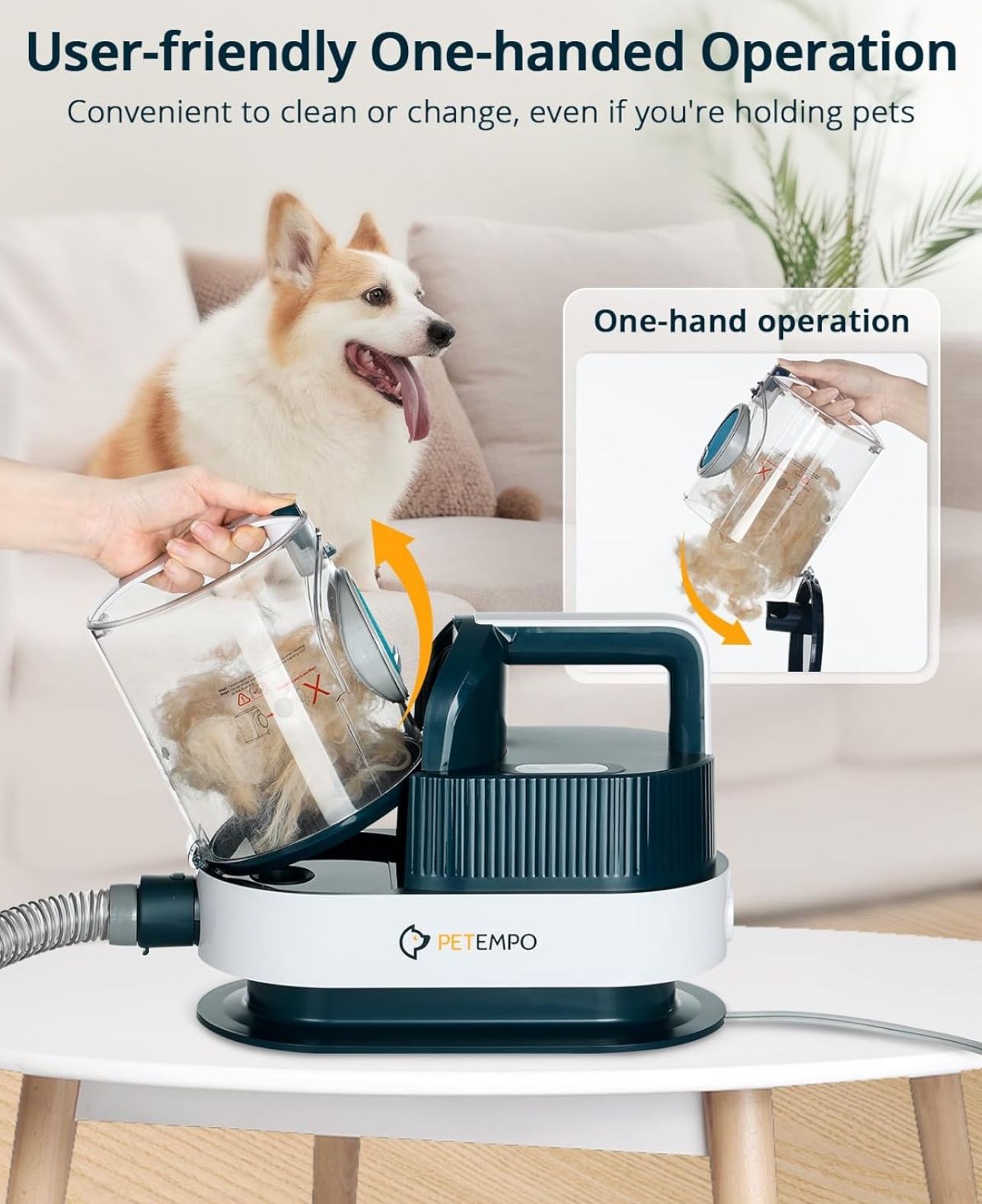 NEW IN BOX Dog Grooming Vaccum, 2.5L Dog Vacuum for Shedding Grooming