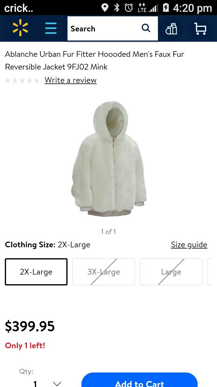 Faux Fur Streetwear Clothing, Mens White Faux Fur Jacket