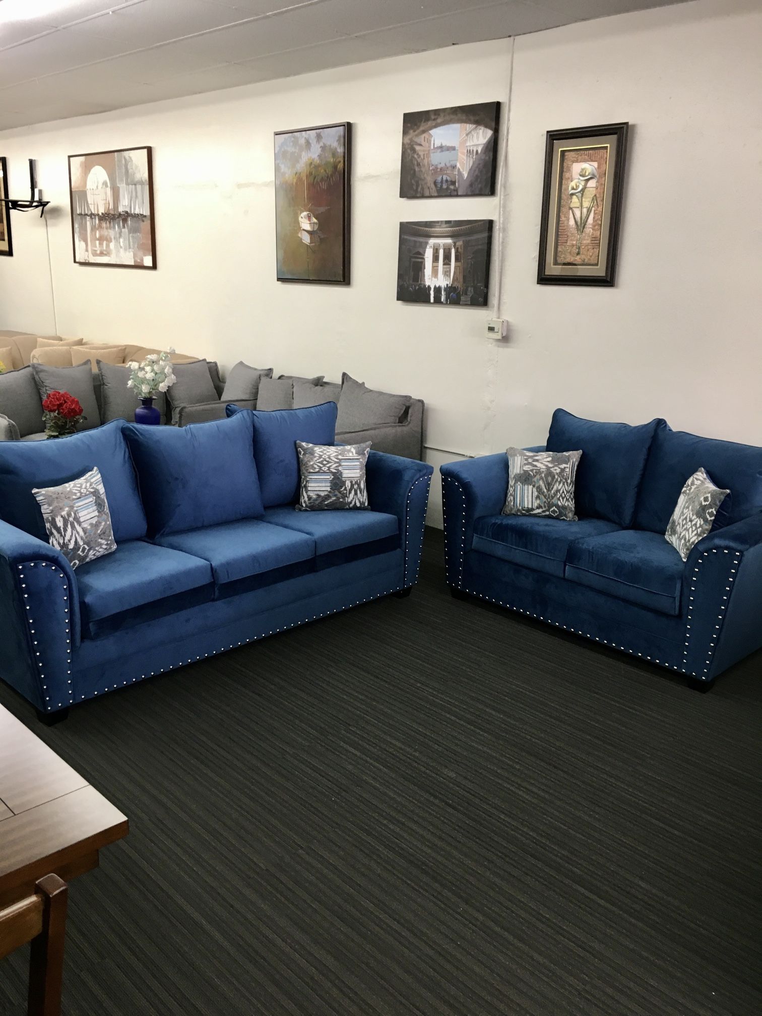 Custom Sofa And Loveseat