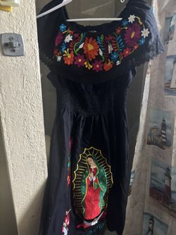 Virgin Mary Dress Mexican 